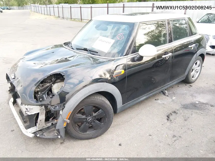 2016 Mini Hardtop Cooper VIN: WMWXU1C53G2D08245 Lot: 45449495