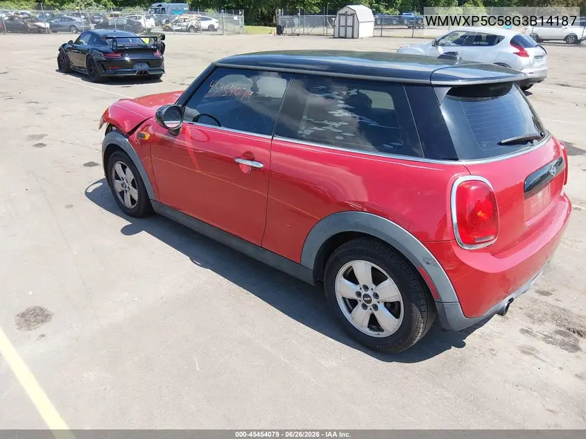 2016 Mini Hardtop Cooper VIN: WMWXP5C58G3B14187 Lot: 45454079