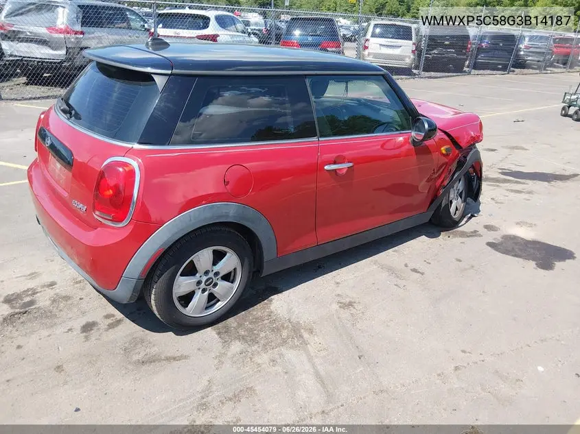 2016 Mini Hardtop Cooper VIN: WMWXP5C58G3B14187 Lot: 45454079