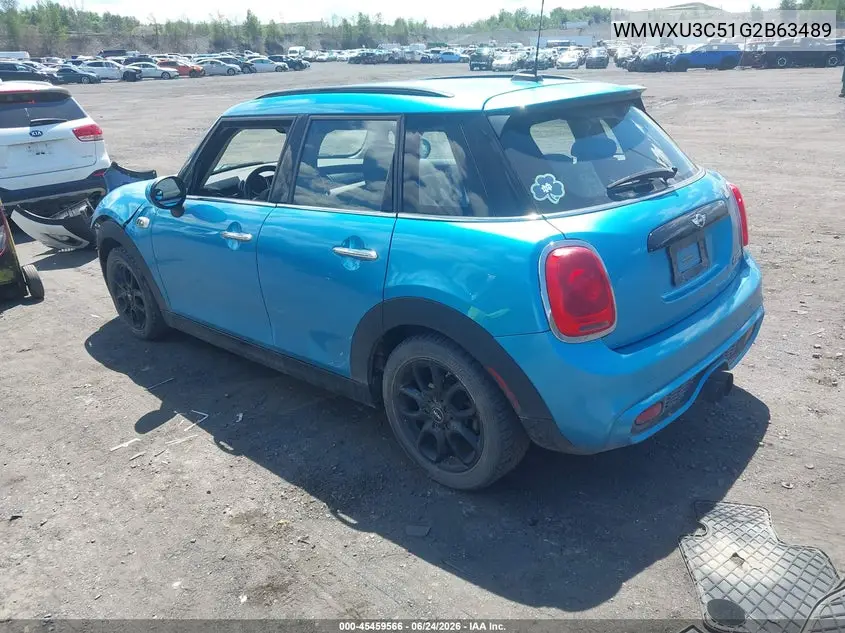 2016 Mini Hardtop Cooper S VIN: WMWXU3C51G2B63489 Lot: 45459566