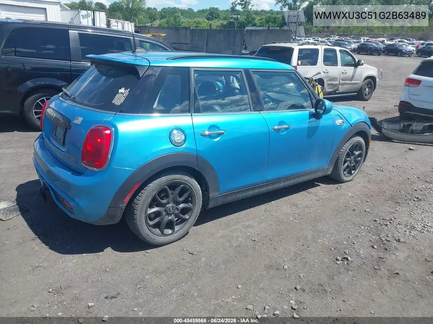2016 Mini Hardtop Cooper S VIN: WMWXU3C51G2B63489 Lot: 45459566