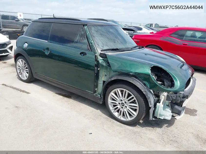 2016 Mini Hardtop Cooper S VIN: WMWXP7C56G2A44044 Lot: 45481153
