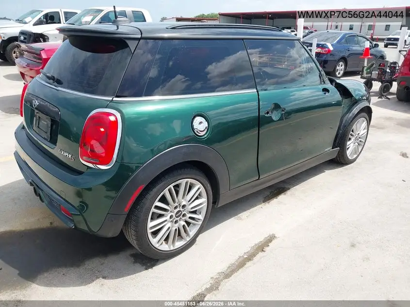 2016 Mini Hardtop Cooper S VIN: WMWXP7C56G2A44044 Lot: 45481153