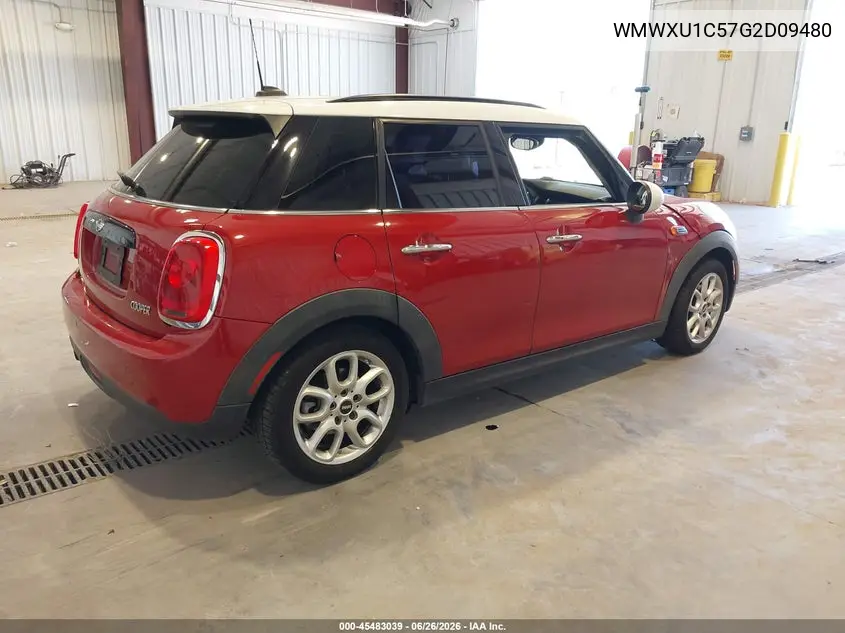 2016 Mini Hardtop Cooper VIN: WMWXU1C57G2D09480 Lot: 45483039