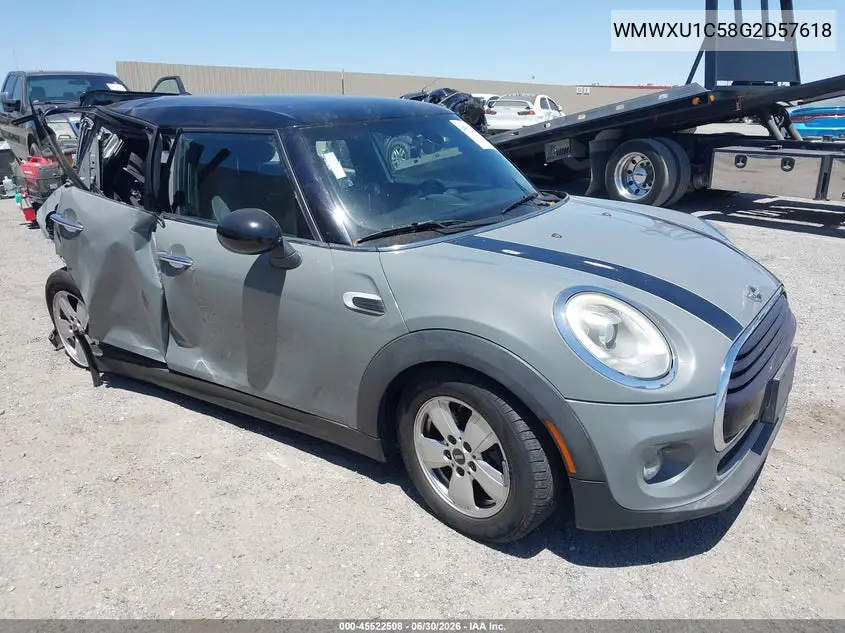 2016 Mini Hardtop Cooper VIN: WMWXU1C58G2D57618 Lot: 45522508