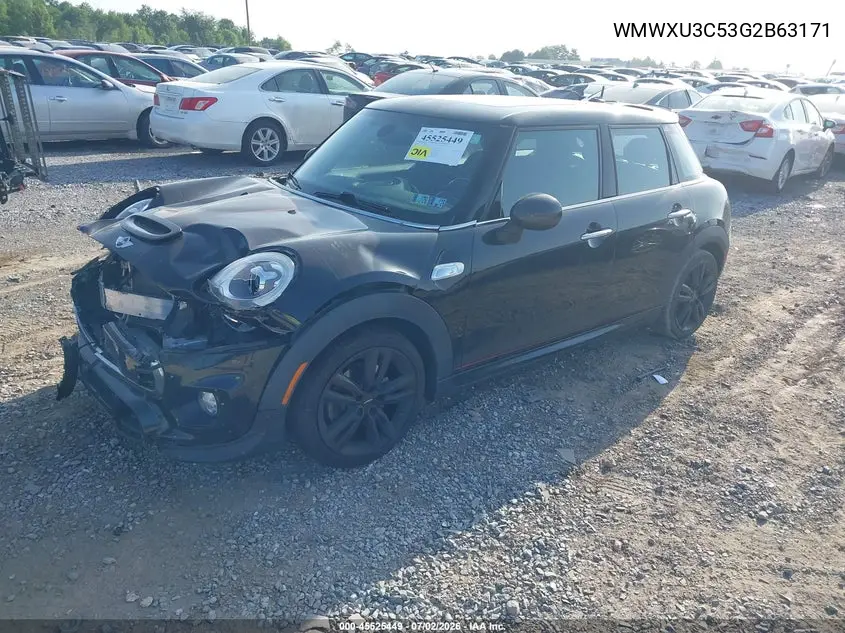 2016 Mini Hardtop Cooper S VIN: WMWXU3C53G2B63171 Lot: 45525449