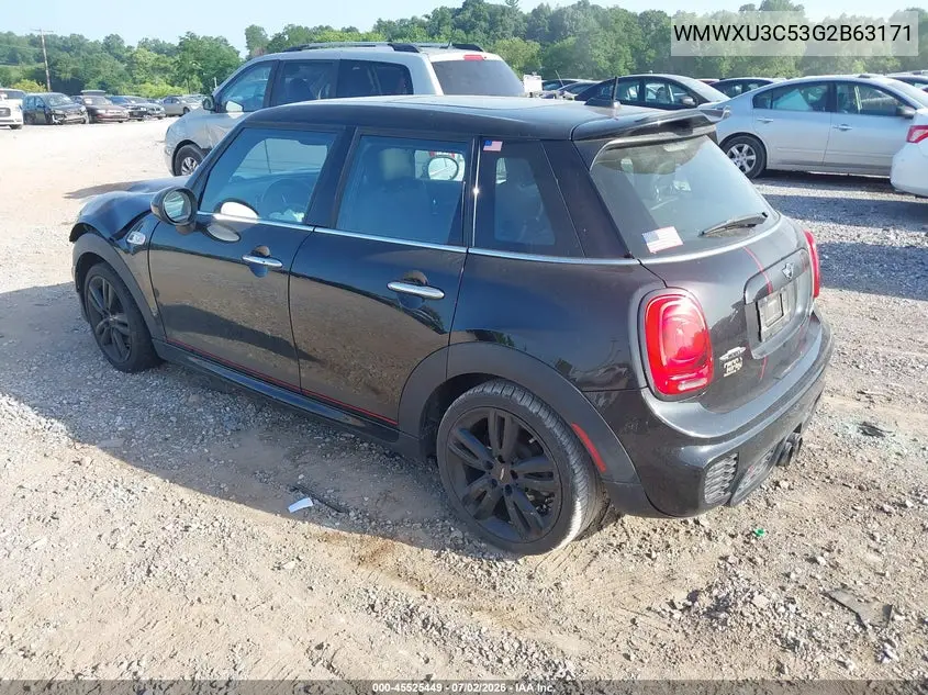 2016 Mini Hardtop Cooper S VIN: WMWXU3C53G2B63171 Lot: 45525449