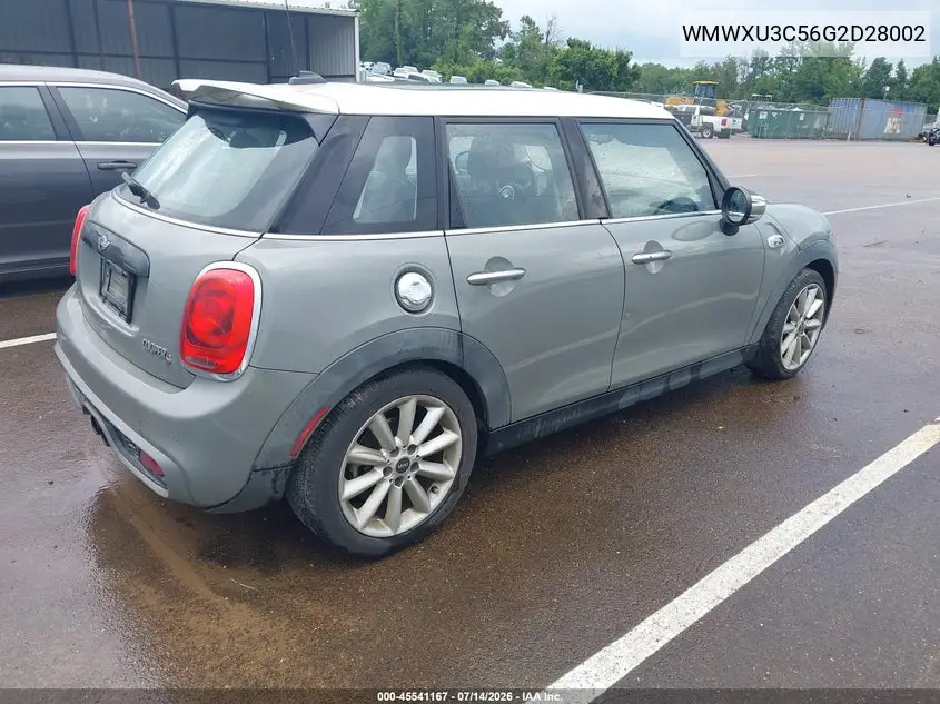 2016 Mini Hardtop Cooper S VIN: WMWXU3C56G2D28002 Lot: 45541167