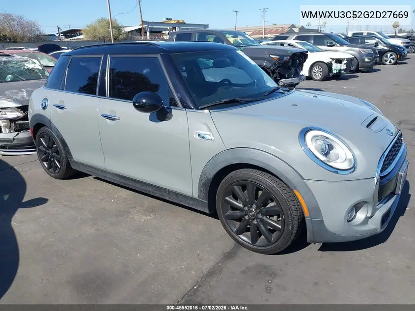 2016 Mini Hardtop Cooper S VIN: WMWXU3C52G2D27669 Lot: 45552016