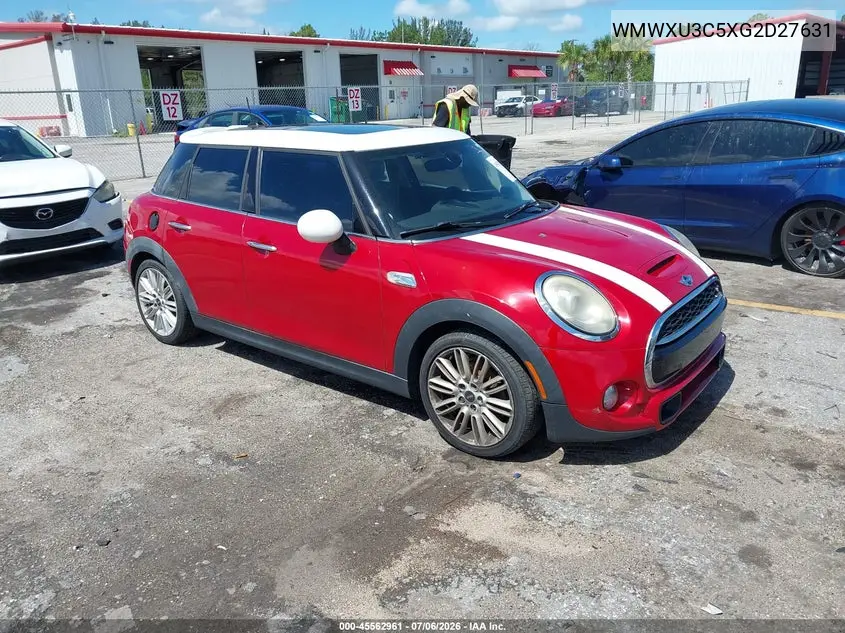 2016 Mini Hardtop Cooper S VIN: WMWXU3C5XG2D27631 Lot: 45562961