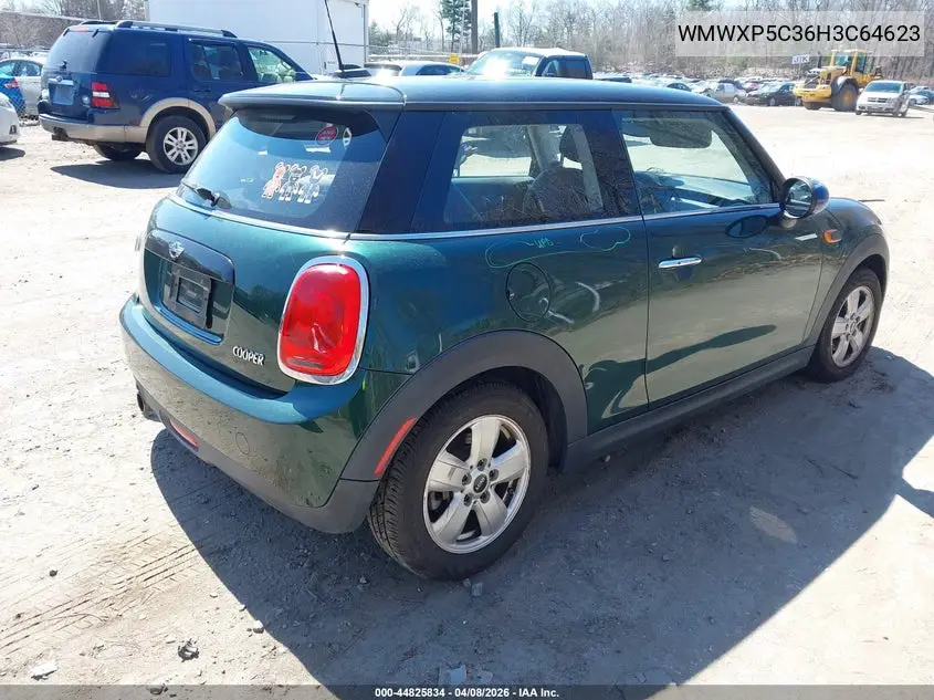 2017 Mini Hardtop Cooper VIN: WMWXP5C36H3C64623 Lot: 44825834