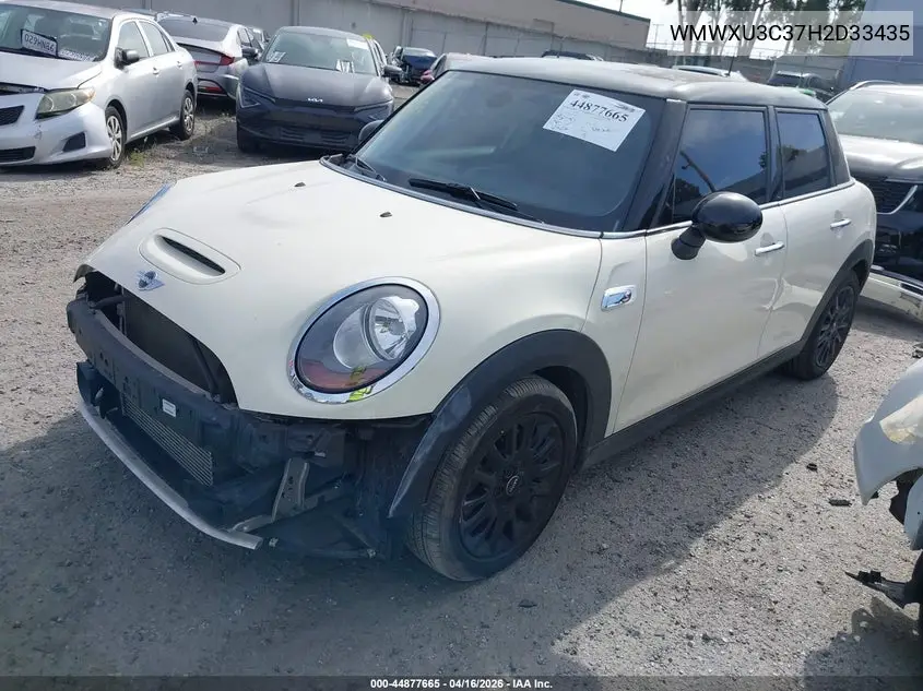 2017 Mini Hardtop Cooper S VIN: WMWXU3C37H2D33435 Lot: 44877665