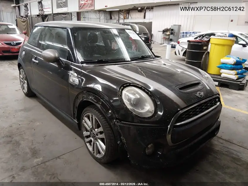 2017 Mini Hardtop Cooper S VIN: WMWXP7C58H2C61242 Lot: 45072814