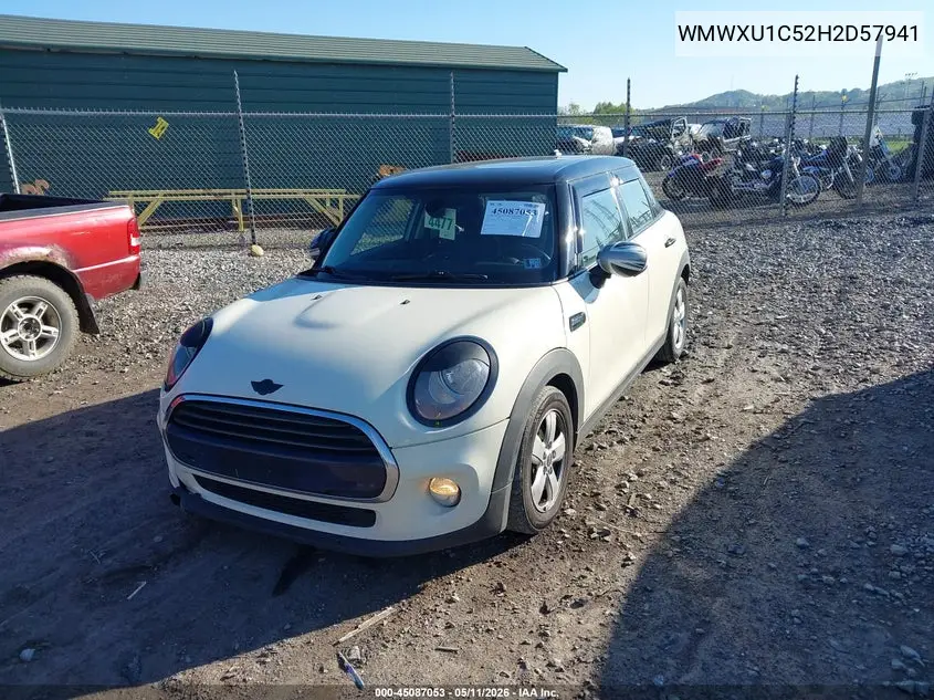 2017 Mini Hardtop Cooper VIN: WMWXU1C52H2D57941 Lot: 45087053