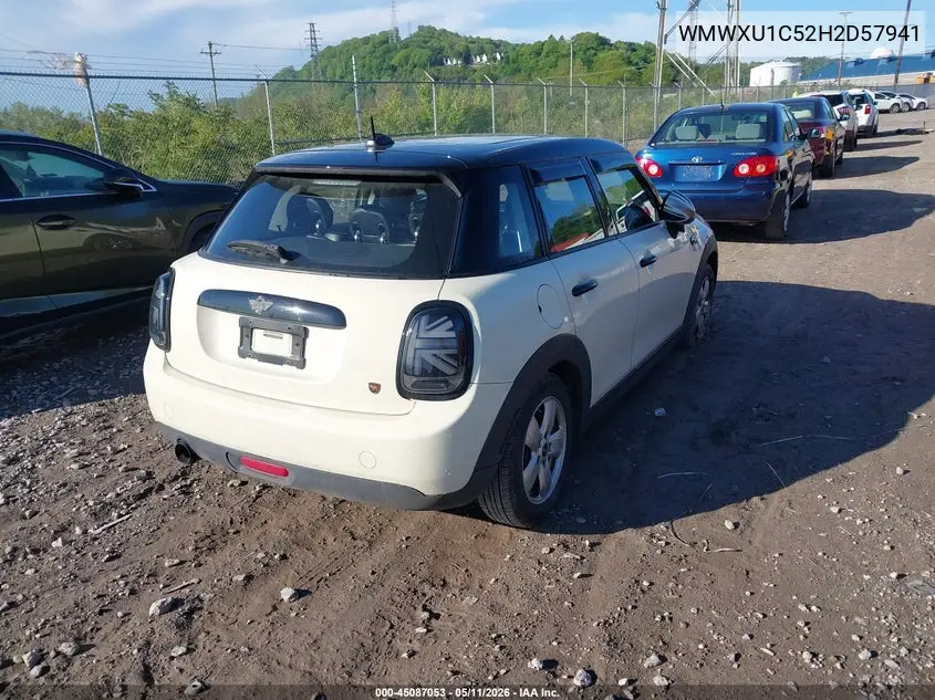 2017 Mini Hardtop Cooper VIN: WMWXU1C52H2D57941 Lot: 45087053