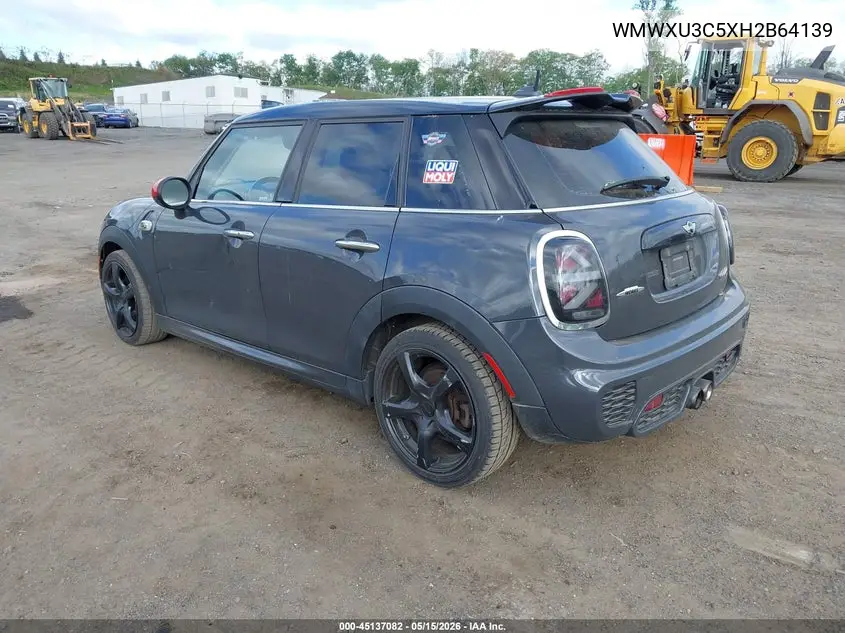 2017 Mini Hardtop Cooper S VIN: WMWXU3C5XH2B64139 Lot: 45137082