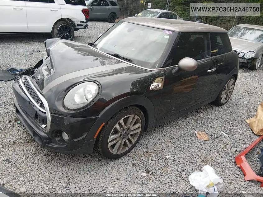 2017 Mini Hardtop Cooper S VIN: WMWXP7C36H2A46750 Lot: 45219349