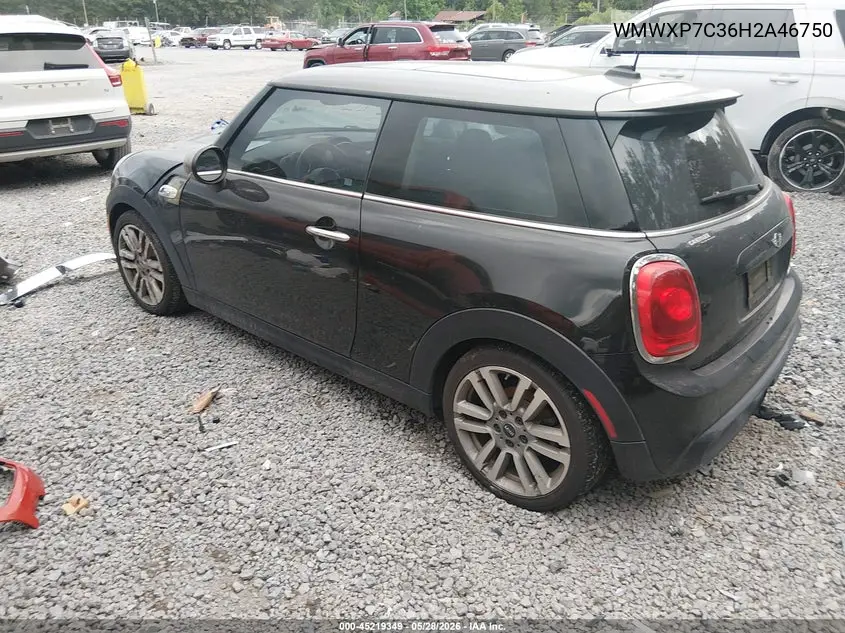 2017 Mini Hardtop Cooper S VIN: WMWXP7C36H2A46750 Lot: 45219349