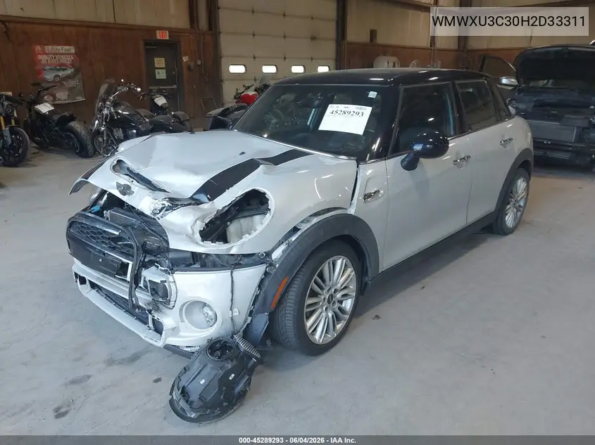 2017 Mini Hardtop Cooper S VIN: WMWXU3C30H2D33311 Lot: 45289293
