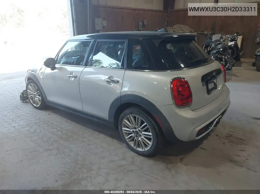 2017 Mini Hardtop Cooper S VIN: WMWXU3C30H2D33311 Lot: 45289293