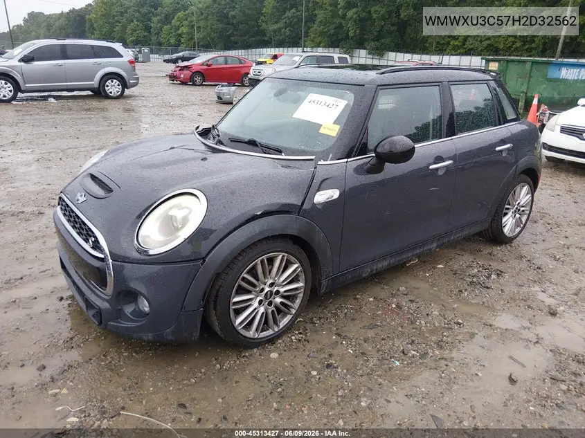 2017 Mini Hardtop Cooper S VIN: WMWXU3C57H2D32562 Lot: 45313427