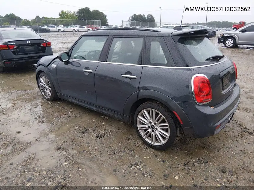 2017 Mini Hardtop Cooper S VIN: WMWXU3C57H2D32562 Lot: 45313427