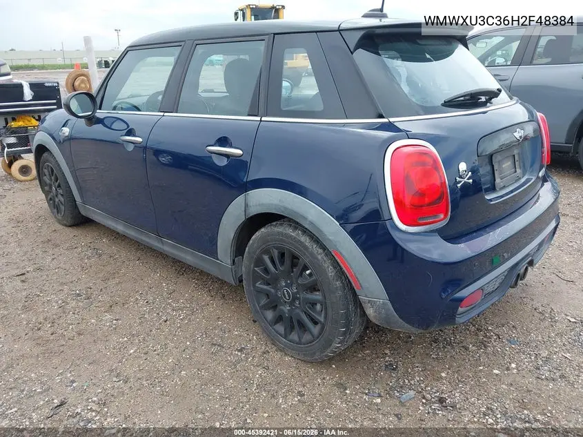 2017 Mini Hardtop Cooper S VIN: WMWXU3C36H2F48384 Lot: 45392421