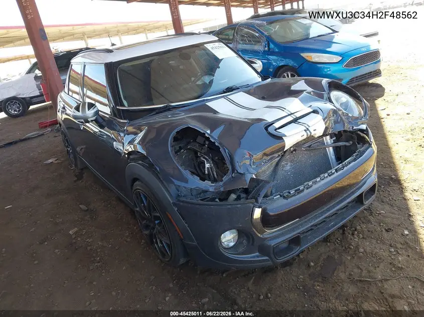 2017 Mini Hardtop Cooper S VIN: WMWXU3C34H2F48562 Lot: 45425011