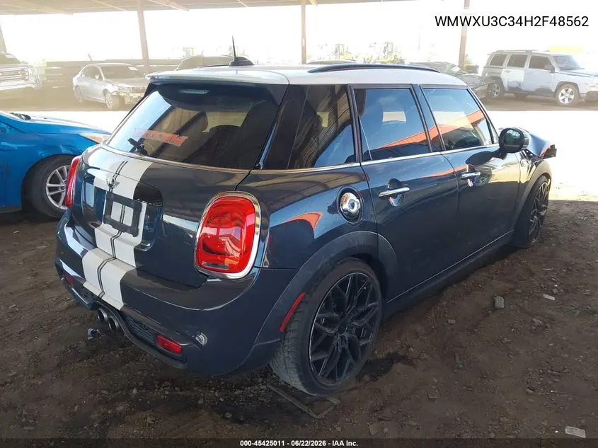 2017 Mini Hardtop Cooper S VIN: WMWXU3C34H2F48562 Lot: 45425011