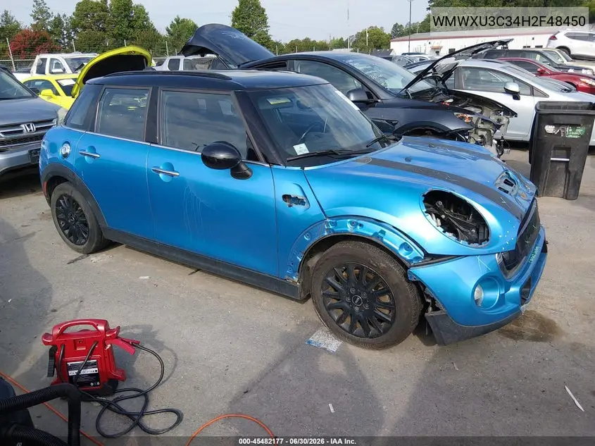 2017 Mini Hardtop Cooper S VIN: WMWXU3C34H2F48450 Lot: 45482177