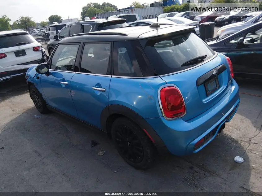2017 Mini Hardtop Cooper S VIN: WMWXU3C34H2F48450 Lot: 45482177