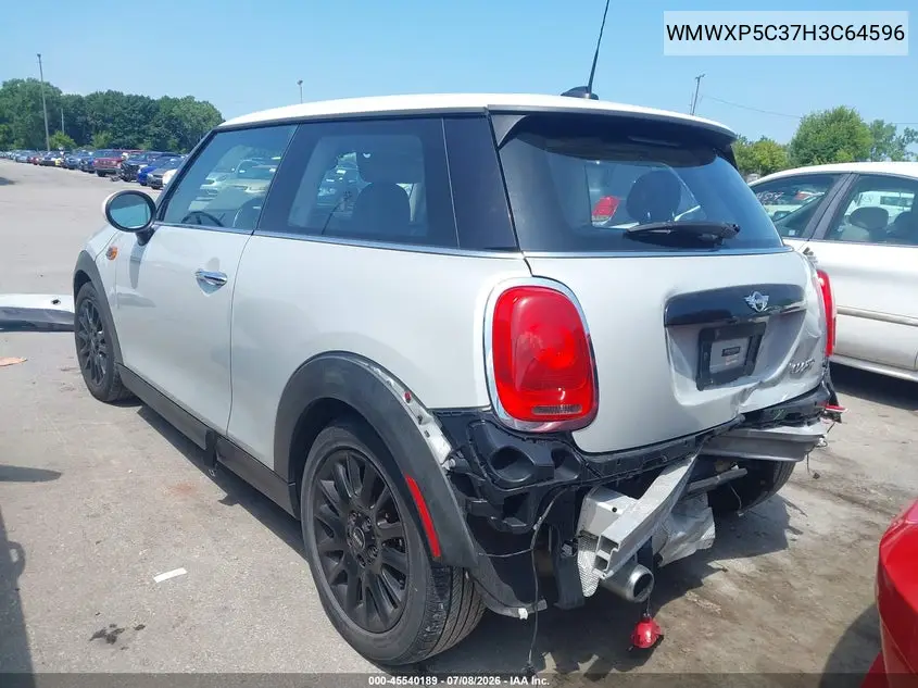 2017 Mini Hardtop Cooper VIN: WMWXP5C37H3C64596 Lot: 45540189