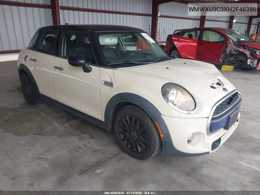 2017 Mini Hardtop Cooper S VIN: WMWXU3C3XH2F48386 Lot: 45562535