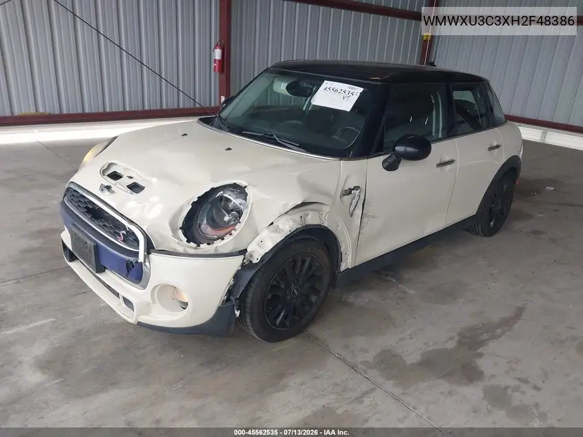 2017 Mini Hardtop Cooper S VIN: WMWXU3C3XH2F48386 Lot: 45562535