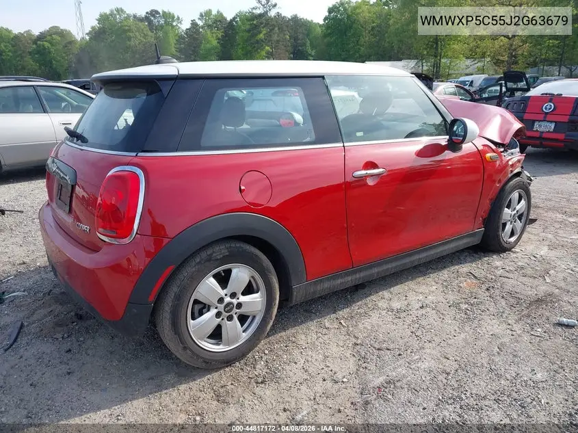 2018 Mini Hardtop Cooper/Oxford Edition VIN: WMWXP5C55J2G63679 Lot: 44817172