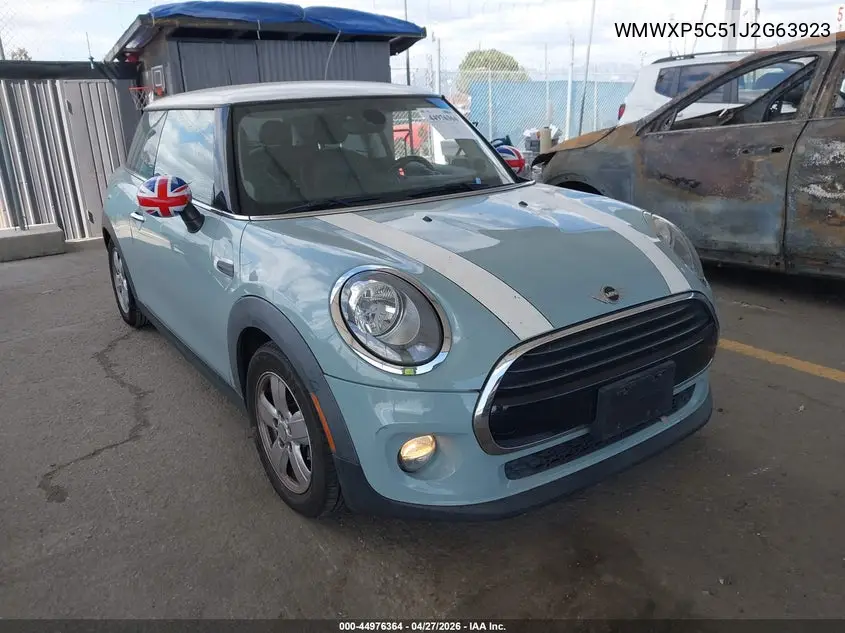 2018 Mini Hardtop Cooper/Oxford Edition VIN: WMWXP5C51J2G63923 Lot: 44976364