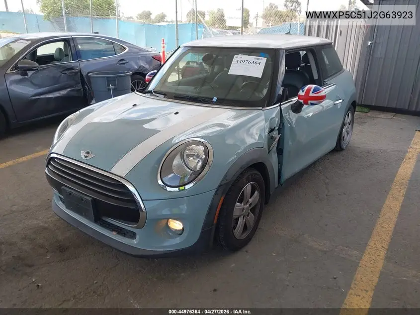 2018 Mini Hardtop Cooper/Oxford Edition VIN: WMWXP5C51J2G63923 Lot: 44976364