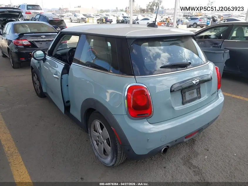 2018 Mini Hardtop Cooper/Oxford Edition VIN: WMWXP5C51J2G63923 Lot: 44976364