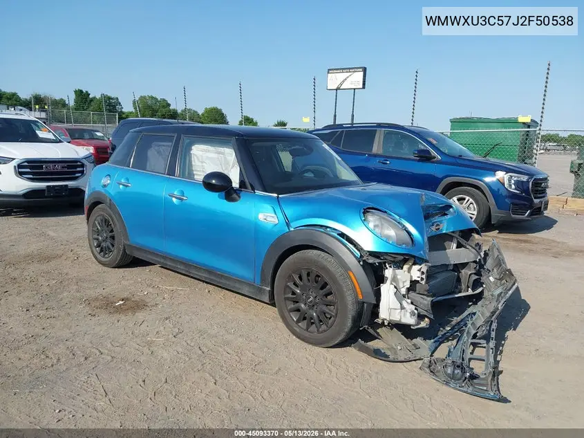 2018 Mini Hardtop Cooper S VIN: WMWXU3C57J2F50538 Lot: 45093370