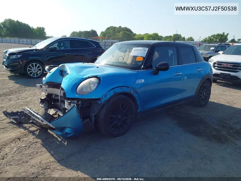 2018 Mini Hardtop Cooper S VIN: WMWXU3C57J2F50538 Lot: 45093370