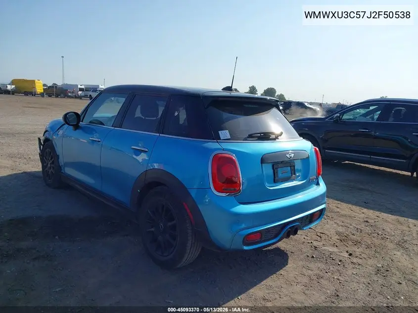 2018 Mini Hardtop Cooper S VIN: WMWXU3C57J2F50538 Lot: 45093370