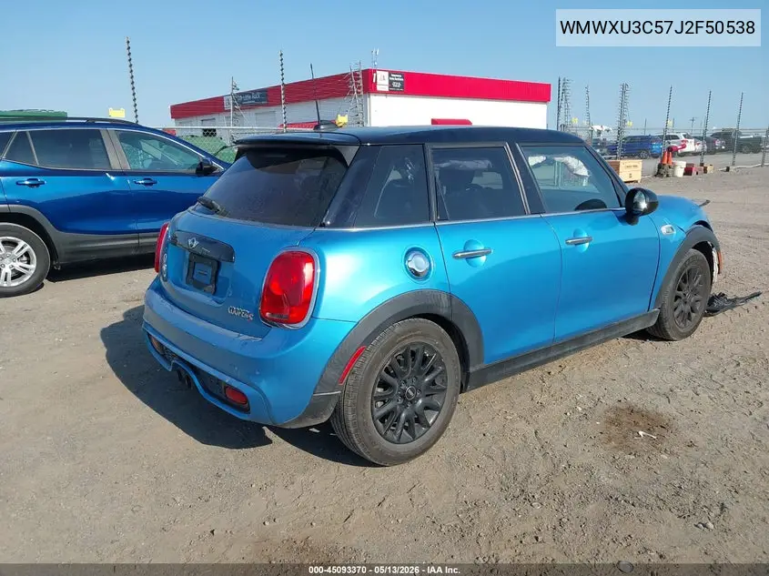 2018 Mini Hardtop Cooper S VIN: WMWXU3C57J2F50538 Lot: 45093370