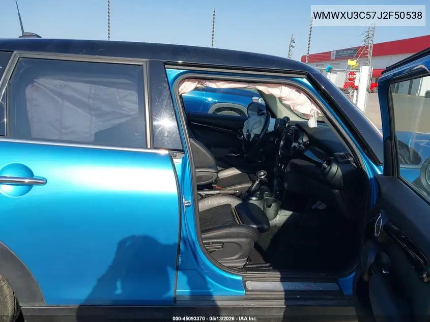 2018 Mini Hardtop Cooper S VIN: WMWXU3C57J2F50538 Lot: 45093370