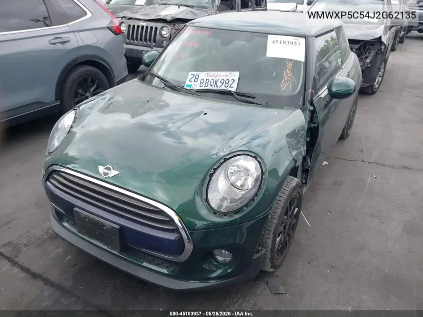 2018 Mini Hardtop Cooper/Oxford Edition VIN: WMWXP5C54J2G62135 Lot: 45183937