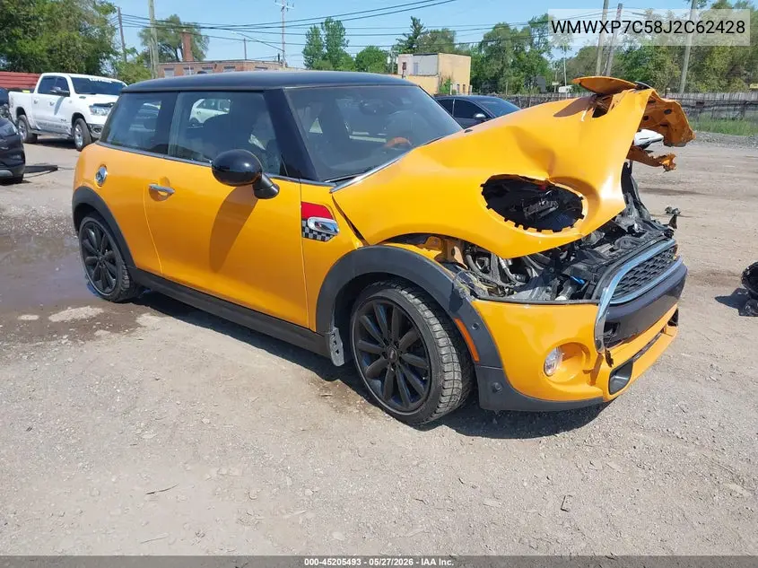 2018 Mini Hardtop Cooper S VIN: WMWXP7C58J2C62428 Lot: 45205493