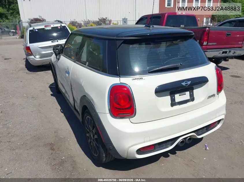 2018 Mini Hardtop Cooper S VIN: WMWXP7C53J2A48883 Lot: 45325750