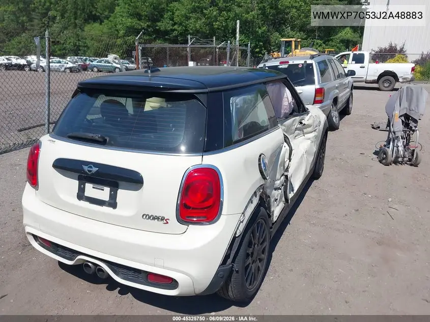 2018 Mini Hardtop Cooper S VIN: WMWXP7C53J2A48883 Lot: 45325750
