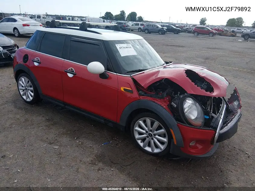 2018 Mini Hardtop Cooper VIN: WMWXU1C5XJ2F79892 Lot: 45364010