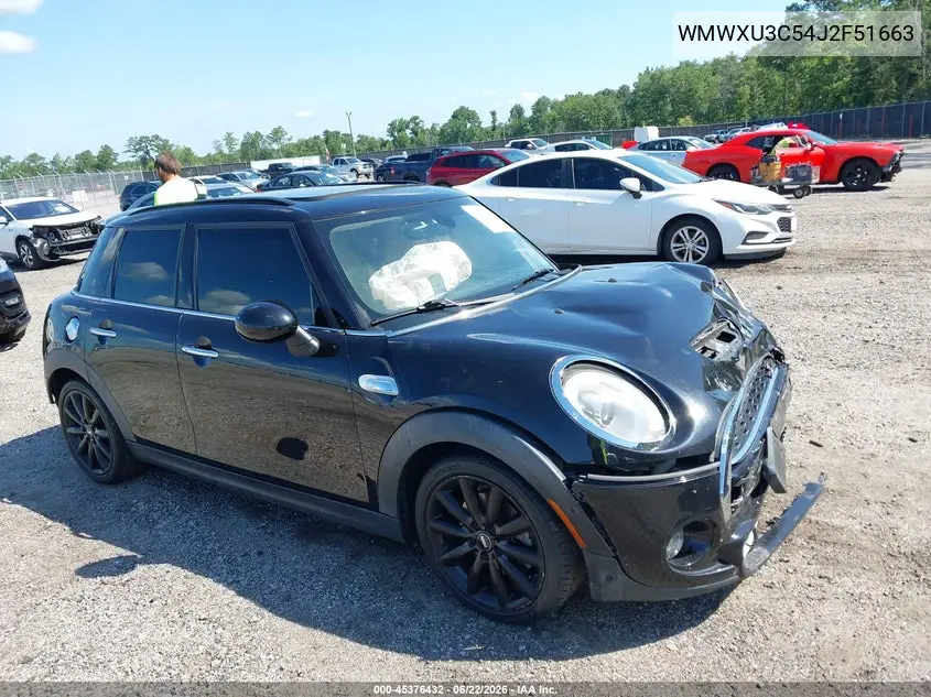 2018 Mini Hardtop Cooper S VIN: WMWXU3C54J2F51663 Lot: 45376432