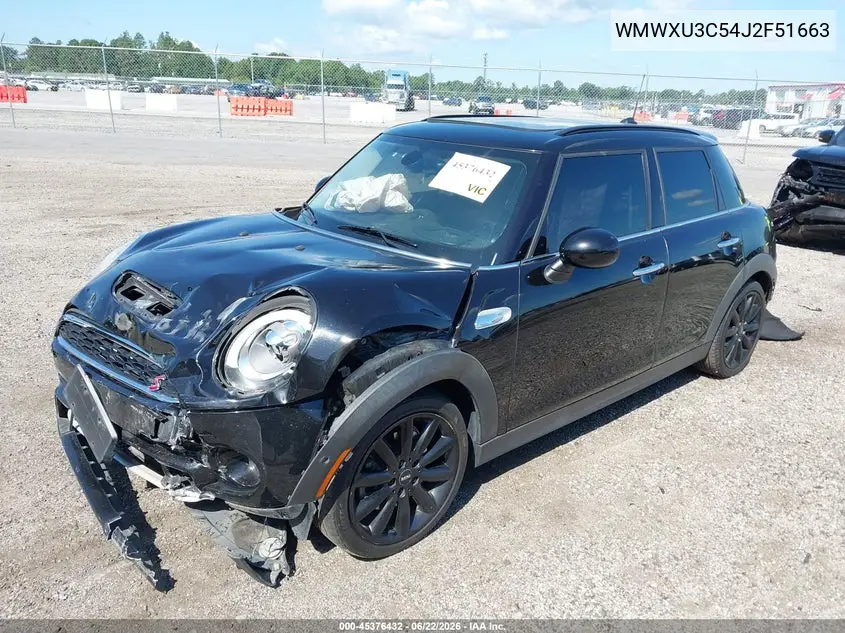 2018 Mini Hardtop Cooper S VIN: WMWXU3C54J2F51663 Lot: 45376432